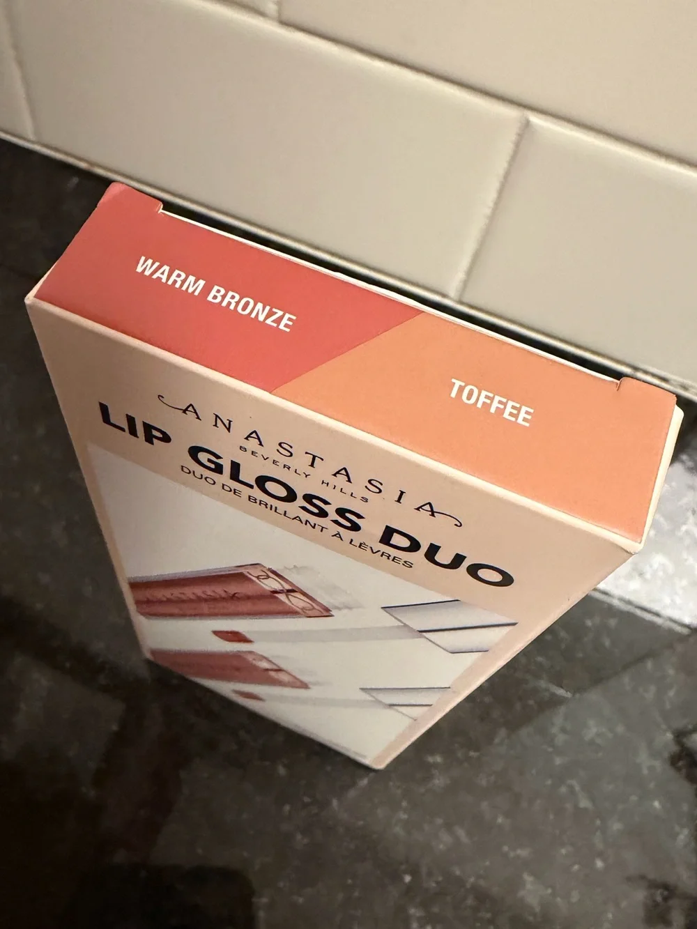 Anastasia Beverly Hills Lip Gloss Duo  - Warm Bronze & Toffee - New in Box